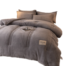 Blossom Bliss 겨울 이불 세트 두꺼운 극세사 푹신한 기숙사 패밀리 싱글 킹사이즈