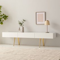 렘스 1800 높은 거실장 HP190C, 화이트