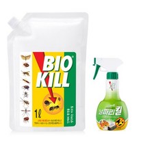 비오킬 날파리킬 살충제 370ml + 파우치 1L 세트, 8세트