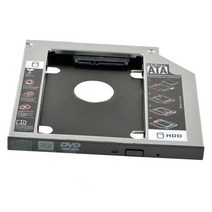 노트북 cd 롬 외장형 odd범용 알루미늄 sata 2nd 하드 드라이브 hdd ssd optical caddy frame for dell poweredge r710, 없음