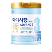남양유업 아기사랑 수 어드밴스 분유 3단계, 750g, 44개
