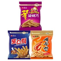 농심 대용량과자세트_새우깡+포스틱+꿀꽈배기, 4세트