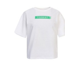 톨비스트 여성 스트릿 크롭 반팔 라운드티