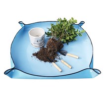 프리미엄 600D 다용도 방수 분갈이 매트 모래놀이용 화분갈이 원예용 방수매트, 블랙