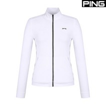 핑 핑(PING) 골프웨어 봄 화이트 여성 사이드 배색 집업 점퍼 121B1JP251_WH