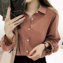 오노마 오노마 ONM 가오리핏 2컬러 여성 데일리 체크셔츠 남방 (9015184)