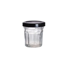 미니유리병 30ml 소분쨈병 미니팔각40 1박스 70개입, 블랙