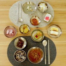 명성유기 방짜유기 거북이 2인 반상기세트 유기그릇세트 예단 반상기 혼수그릇, 2인 홈세트