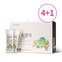 엔트리 하이리빙 순생식(40g x 30포) - 1일 1생식 건강을 지키는 식습관, 순생식 30포 4+1