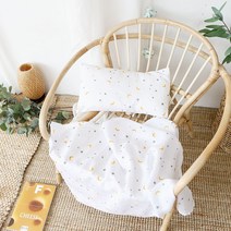 조아뜨 [조아뜨] 문스타 아기인견3종세트 이불조끼솜베개, 단일옵션