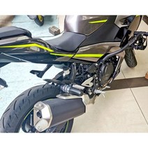가와사키 닌자400 Z400 머플러 고무 범퍼, 그레이, 1개