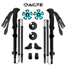 액트 접이식 카본 스틱 AST-236 2개, 카본블랙