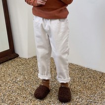 허니자몽 기모 바람직한면팬츠 아동바지