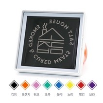 CA스탬프 대형스탬프 컵홀더스탬프 정사각형 빅사이즈 로고 주문제작, 7066