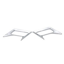 자이로-x 50 고무 패드혼다 골드윙 GL1800 2018 -2020 프론트 리어 펜더 머드 가드 벤트 트림 키트 장식 커, 03 Rear Fender Accent