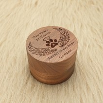 메모리얼스톤 강아지 루세떼 반려견 수목장 유골 보관 함 추모 한지 수의 비석 기념비 개인 고양이 재 상자