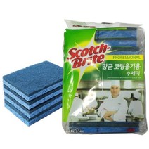 코팅팬전용 세척 수세미 10p 세라믹 알루미늄 천연펄프