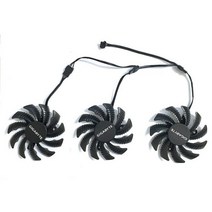 T128010SU 75MM 4Pin DC 12V 0.35A 기가 바이트 Gtx 1080 Ti 1070 G1 Aorus 1060 980 CPU 쿨러 용 냉각 팬, 3pcs