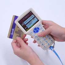 무선 rfid 복사기 카드 리더기 음식물쓰레기 카드지갑 방수, 방화벽 업그레이드 버전(10장 무료)