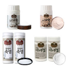 인산가 양치 소금 잇몸케어 치아용/양치용 죽염 죽염본가 인산죽염, 3회 알칼리죽염 분말 250g 2개