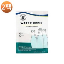 컬처즈 포 헬쓰 워터 케피어 스타터 그레인즈 0.19 oz, 2팩
