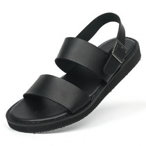 이제이슈즈 남자 캐주얼 가죽 이선 샌들 k009