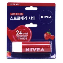 니베아 립케어 립밤 4.8g, 10개, 스트로베리 샤인