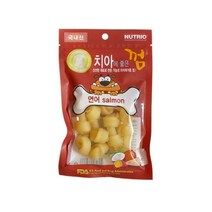 입냄세제거 소형견 비타민 개껌 연어 포메 닥스훈트 시츄 말티즈 턱근육 구강관리 간식 푸들, 1개