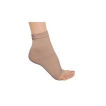 얇은 탄력밴드 발목 보호대-베이지, L