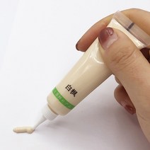 아크릴물감 백드롭페인팅재료 가구 페인트 목재 수리 문 바닥 개조 스크래치 구멍 균열 순백색 18g, 20.2pcs - white maple