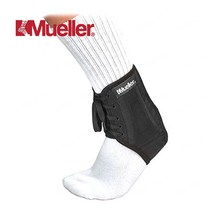 [뮬러] 축구 발목보호대 XLP Ankle Brace Black 1개입, 사이즈:43003-L(28-33cm)