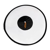 범용 42cm 라운드 스튜디오 플래시 소프트 박스 스피드 라이트 디퓨저 리플렉터 스트랩 새, 은