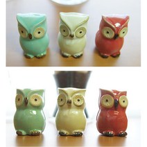 복을부르는 큐티 부엉이 인형 장식품 동물조형물 모형