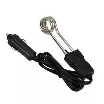캠핑 차량용 온풍기 무시동 히터 자동차 침수 히터 12V/24V 120W 휴대용 고품질 안전 전기 보일러 온수 차 커피 온수기 범용, 12v