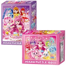 알쏭달쏭 캐치 티니핑 시즌3 직소퍼즐 (300PCS 하늘에서 온 프린세스 + 150PCS 프린세스 플로라 하트와 열쇠 티니핑) - 아이누리