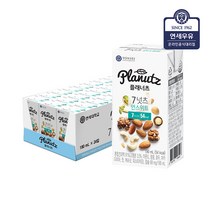 [연세] 플래너츠 7너츠 언스위트 190ml, 4박스