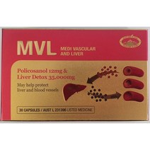 [네이쳐스탑] [호주 정품] 호주 MVL 혈관 건강과 간 기능 개선의 시너지 효과 30캡슐 (30일분)