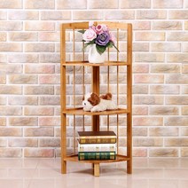 Tree 대나무 모서리 선반 3단, 1, 1개