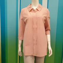 [크로커다일레이디]시원한7부카라블라우스CL0MBL101 2001아울렛