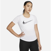 [매장정품]나이키 우먼스 스우시 런 반팔 런닝 탑 DM7778-100