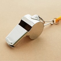 레트로 목걸이 메탈 호루라기 2000 호각 휘슬 호신, 단품