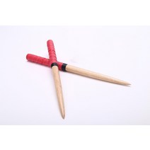 [역린] 북의 달인 마이바치 테이퍼 롤 사양 고무 나무(목제 버트 소재) 반발력이 자랑 아케이드 게임 직경 20mm 전체 길이 350mm 레드 블랙 옐로우 보라색 하늘 남쪽 블루 있습니다 (빨강)