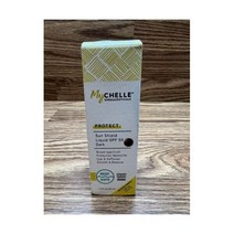 선크림 마이셸 선 쉴드 SPF 50 액체 천연 자외선 차단제 다크 리프 세이프 1온스