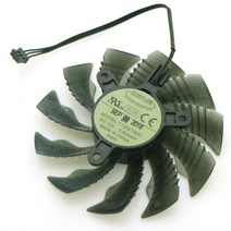 GTX970 T129215SU 기가 바이트 GTX960 GTX1050 그래픽 카드 VGA 쿨러 냉각 팬용 12V 0.50A 86mm 3 핀, 02 1pcs
