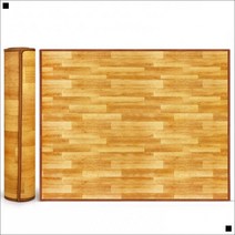 논슬립 층간소음완화 깔끔한마감 엠보싱처리 보온장판100x200cm 1인보온매트100x200cm, 보온매트 고급우드 100x200cm