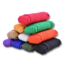 갈렙등반 4-10mm 나일론 로프 다용도 캠핑 밧줄 10-200M, 10mm, 50m, 화이트
