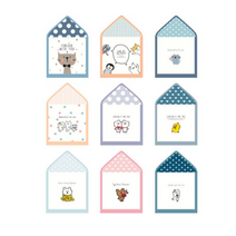 톡톡팬시 500 우리같은마음 카드 9종, 혼합 색상, 9세트