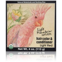라이트마운틴 헤어 컬러 앤 컨디셔너 113g, Light Red, 1개