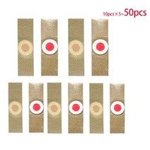 지친발 쿨링 온열 발패치 한방원료 독소 피로한발 10-80pcs 의료 옥수수 석고 발 옥수수 제거 사마귀 가시 킬러 발바닥 굳은 살 굳은살 패치 해독 발 보호 스티커, 50개