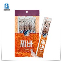 고양이 짜바 유산균 참치 15gx4개입 강아지 구강 애견 면역력 소화 효소 반려견 변비